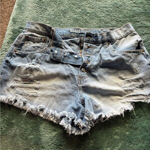Blue Spice Women's Distressed Denim Shorts